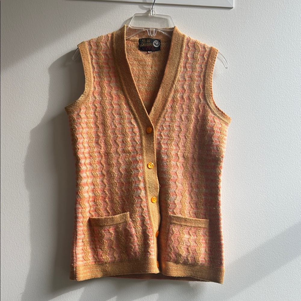 Vintage Sleeveless Sweater Vest
